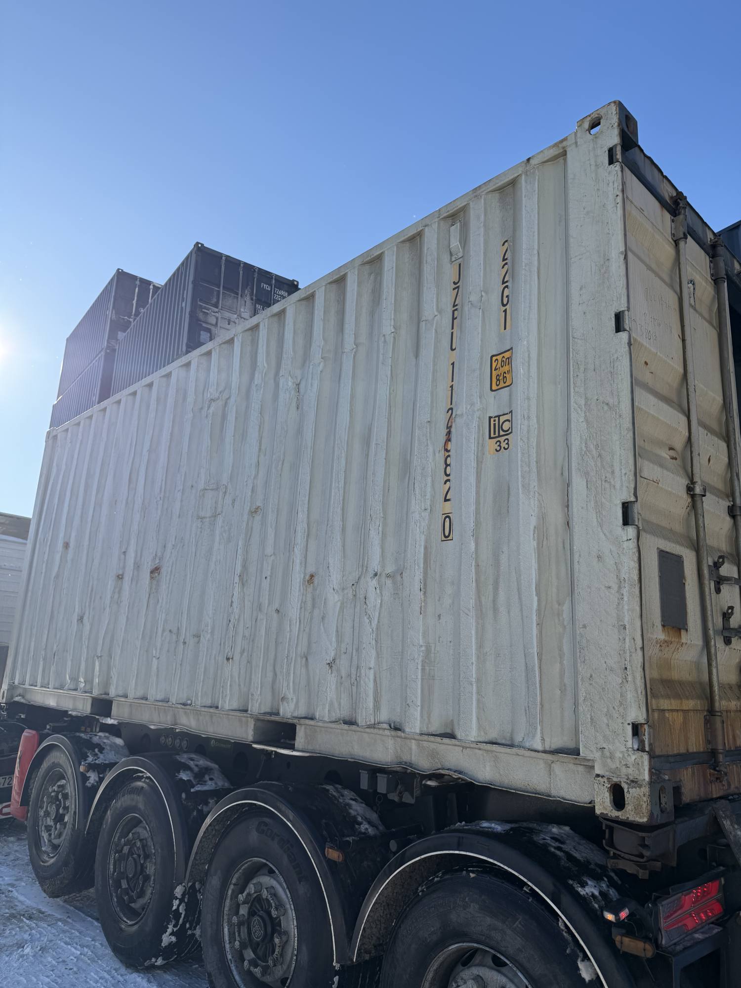 Морской контейнер JZPU1123820