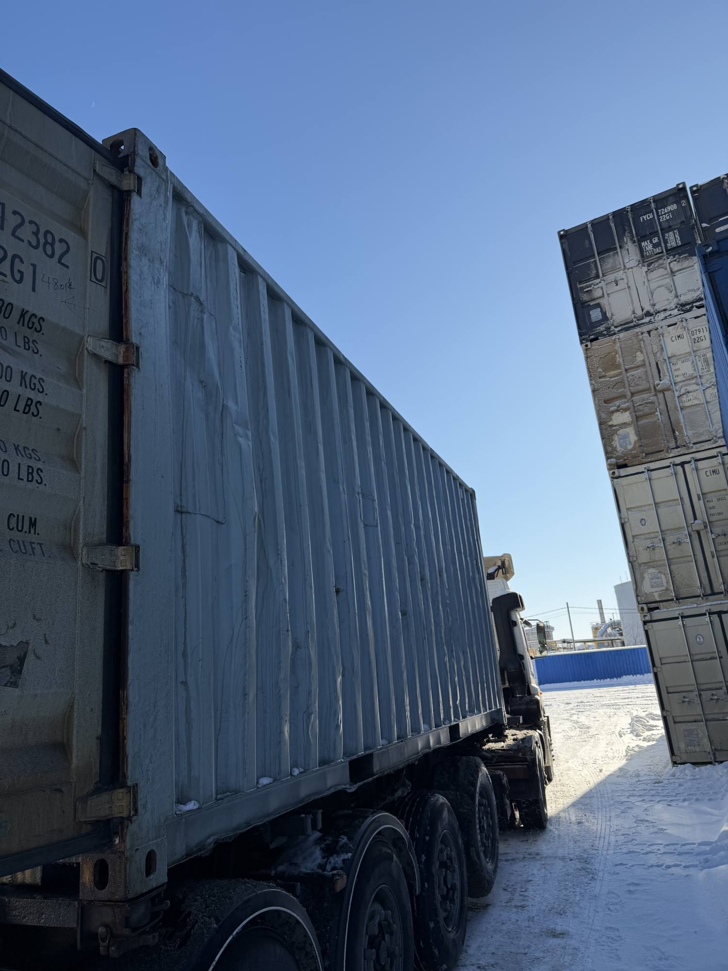 Морской контейнер JZPU1123820